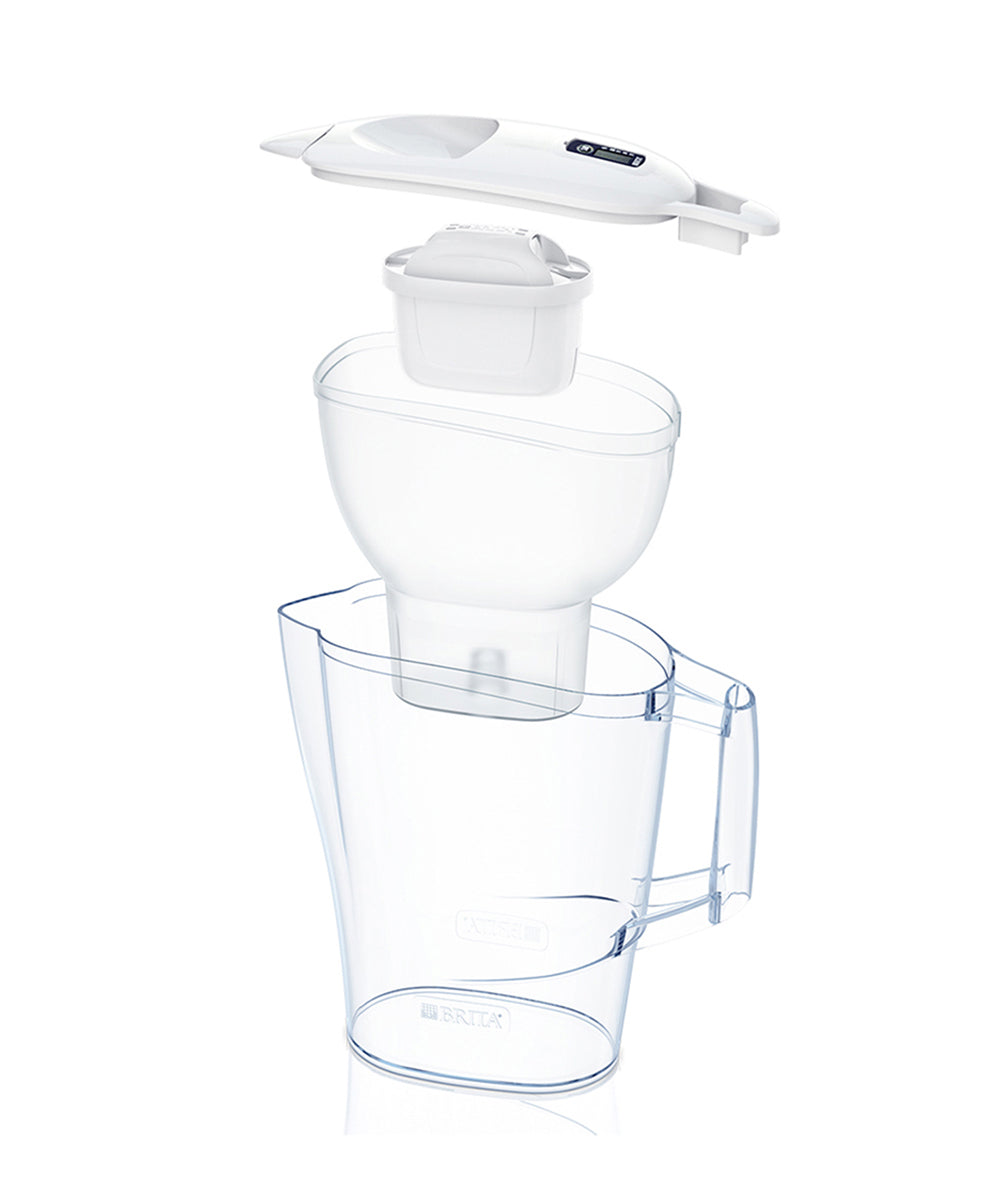 Aluna White 2.4L Water Filter Jug