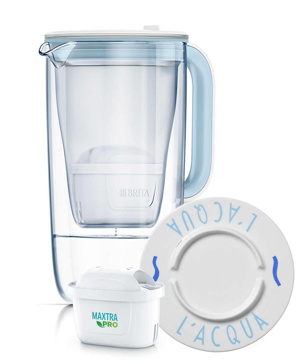 Glass 2.5L Water Filter Jug with BONUS In The Roundhouse limited edition coaster