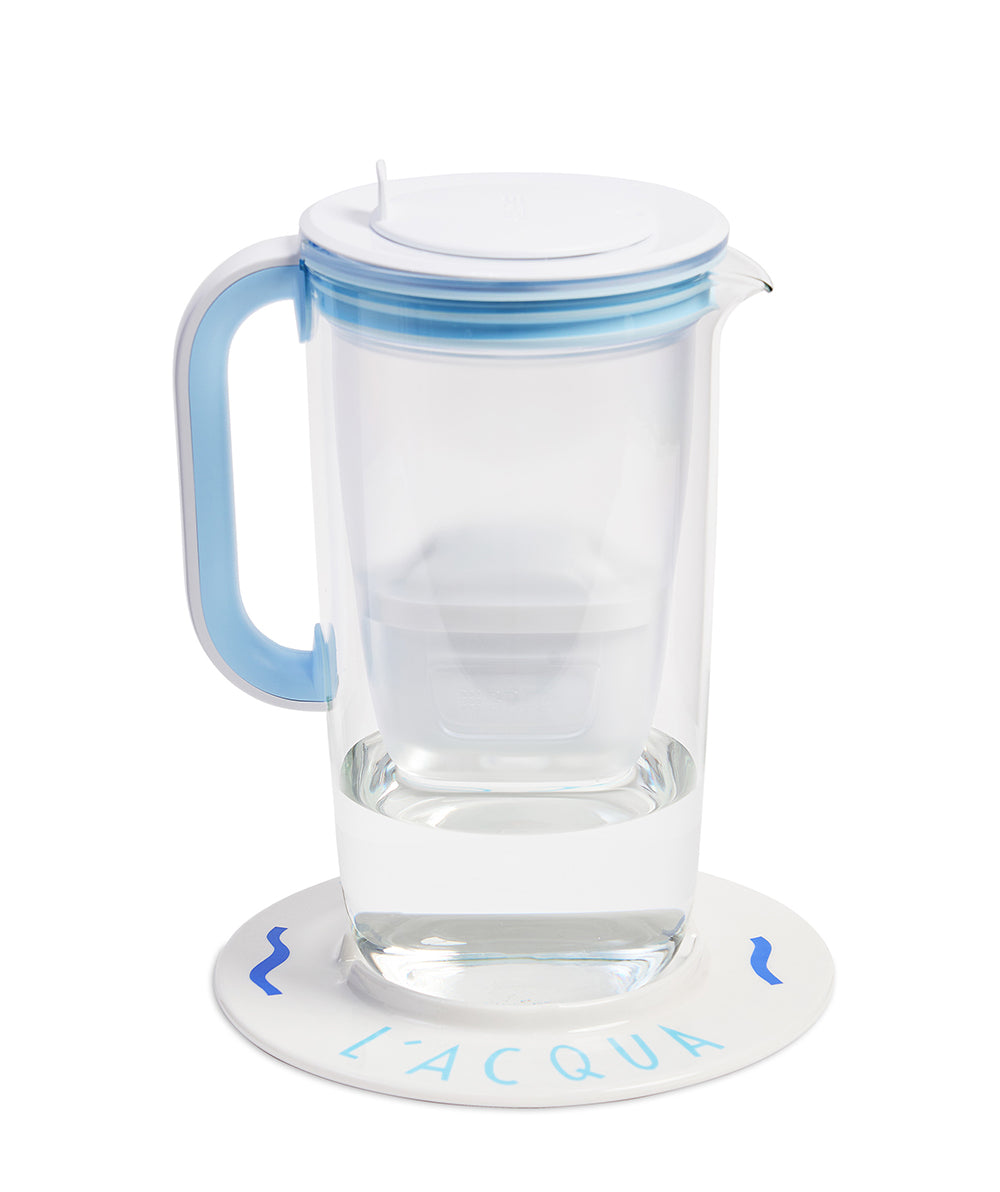 Glass 2.5L Water Filter Jug with BONUS In The Roundhouse limited edition coaster
