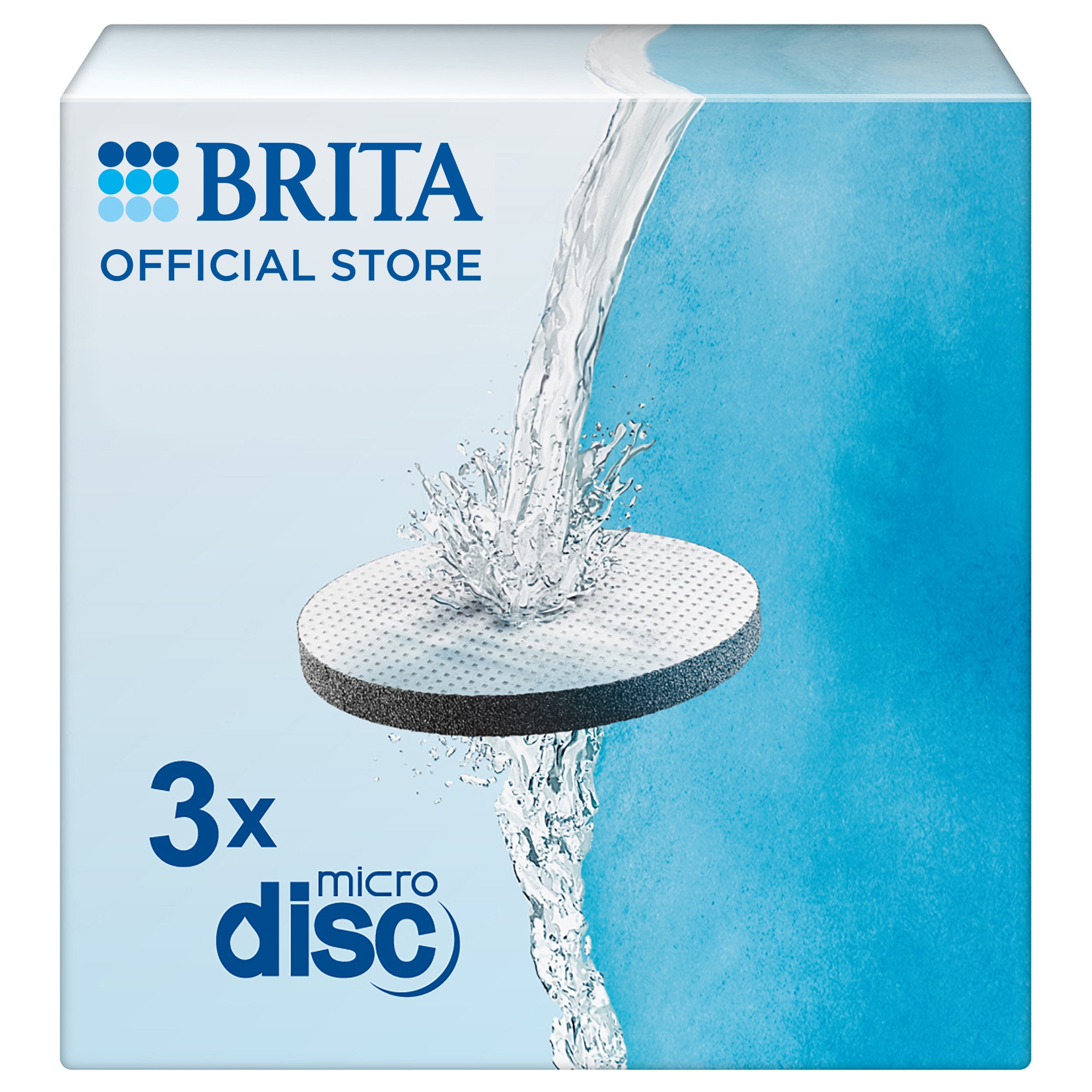 BRITA MicroDisc - Lot de 3 Filtres à Eau Compatibles Avec Bouteilles BRITA MicroDisc - Lot de 3 Filtres à Eau Compatibles Avec Bouteilles