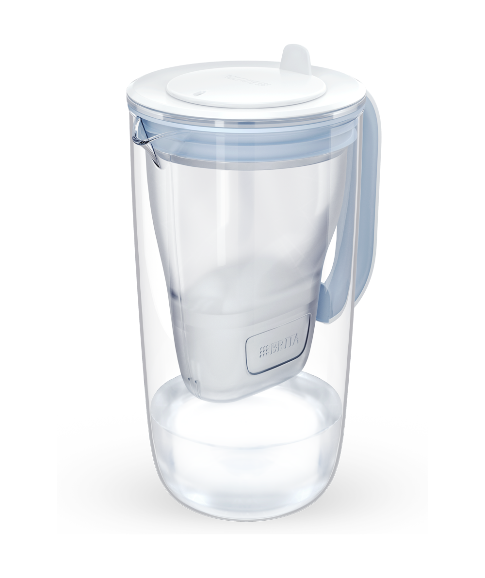 Glass 2.5L Water Filter Jug